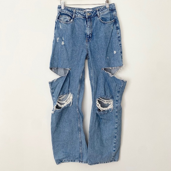 Zara 1975 grunge distressed jeans - Picture 3 of 9